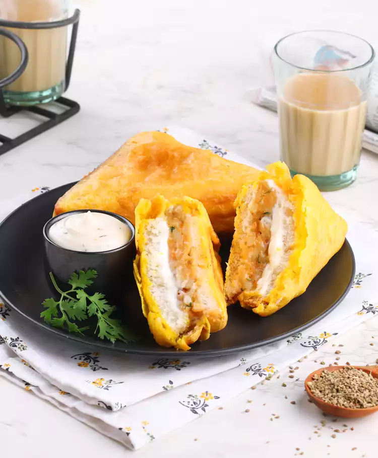 Bread Cheese Pakoda